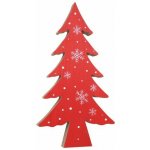 Strom dřevěný červený na postavení 15 x 25,5 cm – Hledejceny.cz