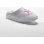 Fleecové pantofle s motivem Hvězda světle šedá – Zboží Dáma