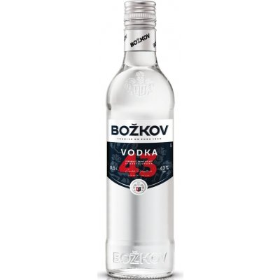 Božkov Vodka 43% 0,5 l (holá láhev) – Sleviste.cz