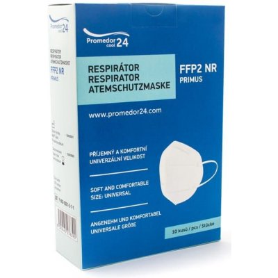 Promedor24 respirátor FFP2 NR Primus bílý 10 ks – Hledejceny.cz