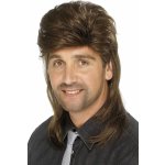 Paruka 80s Mullet Jason hnědá – Zboží Dáma