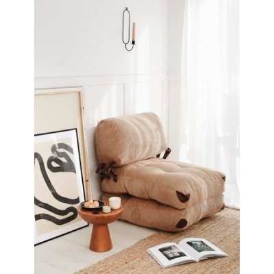 Atelier del Sofa Bed Fold Kadife velbloudí