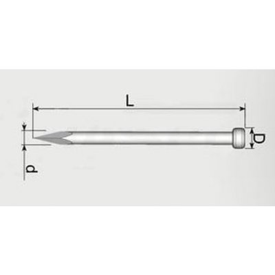 hřebík 25x1.5 ZINEK kalený rovná hlava [1 ks] – Hledejceny.cz
