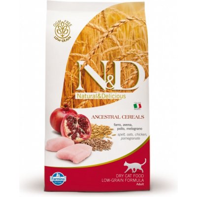 N&D GF Cat Adult Chicken & Pomegranate 5 kg – Zboží Mobilmania