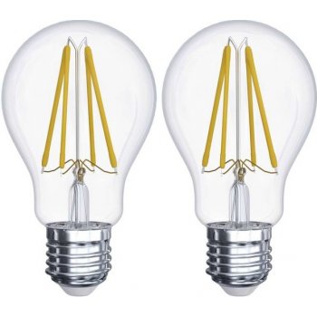 Emos LED žárovka Filament A60 E27 6,7W=60W teplá bílá Z74260.2 2 ks