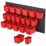 Kistenberg ORDERLINE Závěsný panel s 20 boxy na nářadí, 80x16,5x40cm KOR6 – Zboží Dáma