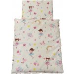 SDS Peřinky do postýlky pro panenky Baletky na bílém 1x 38x44 cm / 28x20 cm – Zboží Dáma