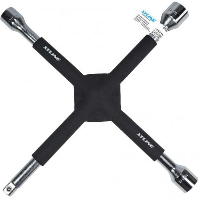 Klíč na kola křížový - 17-19-21-1/2" - pogumovaný XTLINE | Zboží Auto