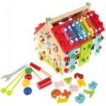Montessori multifunkční dřevěný domeček Kruzzel 22564 – Zboží Dáma