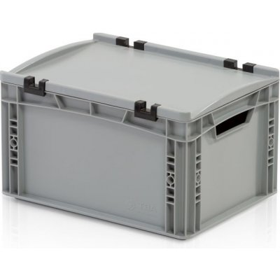 TBA Plastové obaly s.r.o. Plastová Euro přepravka 400 x 300 x 220 mm s víkem – Hledejceny.cz