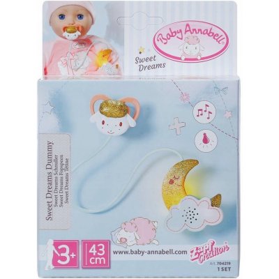 Baby Annabell Dudlík Sladké sny zlatý – Zbozi.Blesk.cz