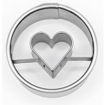 Smolík Cookie Cutters s.r.o. VYKRAJOVÁTKO NEREZ - KOLEČKO / SRDÍČKO (NA LINECKÉ) 30 mm – Hledejceny.cz
