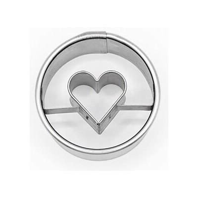 Smolík Cookie Cutters s.r.o. VYKRAJOVÁTKO NEREZ - KOLEČKO / SRDÍČKO (NA LINECKÉ) 30 mm – Hledejceny.cz