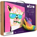 OKTO Malování hmotou podle čísel "Lama" 29x29 cm – Hledejceny.cz