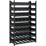 vidaXL Stojan na víno pro 48 lahví PP stohovatelný – Zboží Dáma