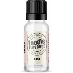 Foodie Flavours Přírodní koncentrované aroma 15 ml růže