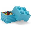 LEGO® úložný box 25 x 25 x 18 cm azurová