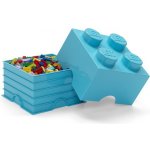 LEGO® úložný box 25 x 25 x 18 cm azurová – Zboží Dáma