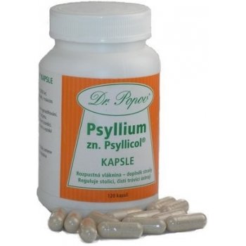 Dr. Popov Vláknina Psyllium 120 kapslí