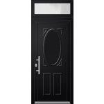OknaDvereNaMiru.cz Vchodové dveře 3D Corina 3 + Nadsvětlík bílá 105 x 220 cm – Hledejceny.cz