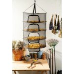Závěsná skládací sušicí síť Clever Grow se zipem - 4 patra, 60x90 cm – Zboží Dáma