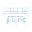 Bestway Power Steel Frame 3,05 x 2 x 0,84 m 5614A