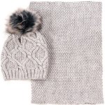 Dámský set čepice a šála Sweet Paris Hnědý FAcz18809ss01 – Hledejceny.cz