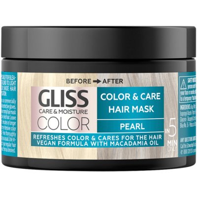 Schwarzkopf Gliss Color & Care barvicí maska na vlasy Pearl 150 ml