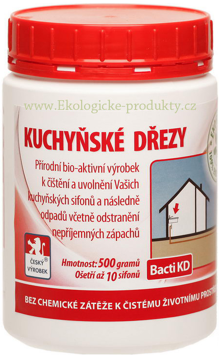 Baktoma Bacti KD bakterie do dřezu 0,5 kg od 199 Kč - Heureka.cz