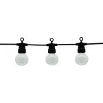 Optonica Černá Outdoor String Light se Bulbs 20pc – Hledejceny.cz