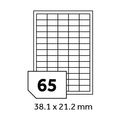 Smart Line Print etikety A4 38,1 x 21,2 mm - 100 ks – Zboží Mobilmania