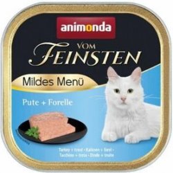 Animonda Vom Feinsten Mildes Menu kastrát krůta, pstruh 16 x 100 g