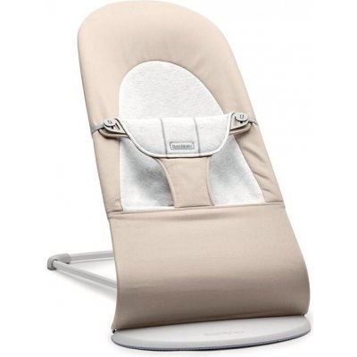 BabyBjörn Balance Soft Woven Beige/Grey Jersey, světlá konstrukce, béžová – Hledejceny.cz
