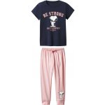 Dívčí pyžamo navy modré růžové – Zboží Dáma