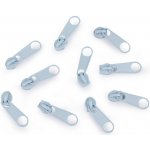 Pro Háčkování Jezdec ke spirálovému zipu 3 mm, ledově modrá 10 ks – Zboží Mobilmania