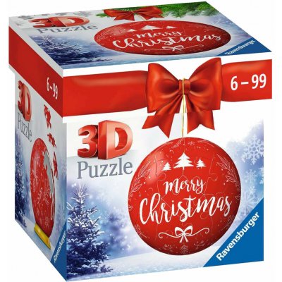 Ravensburger 3D puzzleball Merry Christmas 56 ks – Zboží Dáma