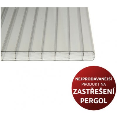 Lexan Dutinkový polykarbonát 16 mm 2,095 x 7 m čirý 1 ks – Hledejceny.cz
