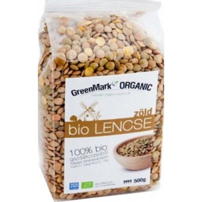 GreenMark Organic Bio Čočka zelená 0,5 kg – Zboží Dáma
