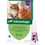 Advantage Spot-on pro velké kočky a králíky 80 mg 1 x 0,8 ml – Hledejceny.cz