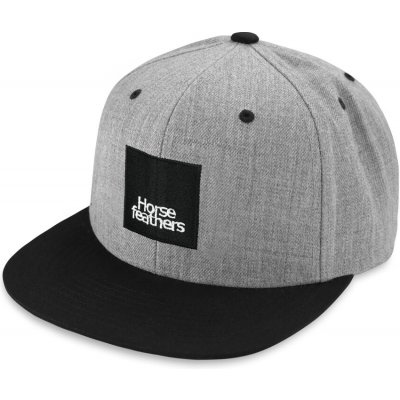 Horsefeathers Braden black snapback šedá 100% bavlna – Sleviste.cz