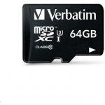 Verbatim microSDXC UHS-I 64 GB 47042 – Zbozi.Blesk.cz