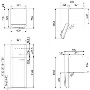 Smeg FAB30LPK3