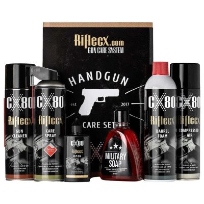 Riflecx Sada pro údržbu zbraní Handgun Care Set – Zboží Mobilmania