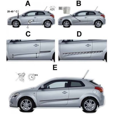 VW Golf VII 11- hatchback lišty dveří – Zboží Mobilmania