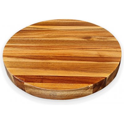Dellinger Kulaté krájecí a dranžírovací akáciové prkénko 380x30 mm – Zboží Mobilmania