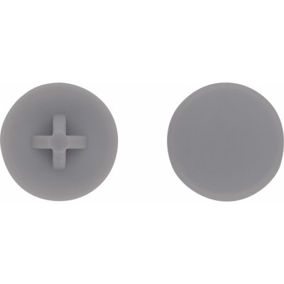Plastová krytka na šrouby/vruty TX20 tmavě šedá pr. 11,5 mm, 30 ks – Hledejceny.cz
