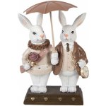 Clayre & Eef Dekorace králíčci s nůší a deštníkem - 13*6*16 cm – Hledejceny.cz