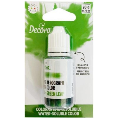 Decora Airbrush barva tekutá leaf green 20 g