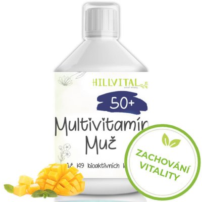HillVital | MultiVitamín pro muže 50+ 500 ml