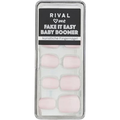 RIVAL Loves Me Umělé nehty Fake It Easy Baby Boomer 24 ks – Zbozi.Blesk.cz